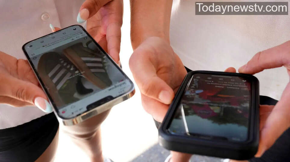 Children using phones